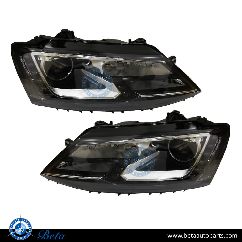 Headlamp Upgrade From Normal To Xenon Look for Volkswagen Jetta 2012-2018 models, Part Number 5C7941005A / 5C7941006A Headlamp Upgrade From Normal To Xenon Look for Volkswagen Jetta 2012-2018 models, Part Number 5C7941005A / 5C7941006A